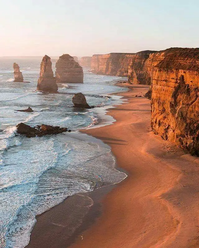 De Twelve Apostles aan de Great Ocean Road in Australië